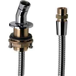 Hansgrohe Brausehalter mit Schlauch 2000mm chrom für Wannenrand 28307000