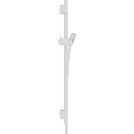 Hansgrohe Brausestange Unica S Puro 650mm mit Isiflex Brauseschlauch 1600mm, Mattweiß 28632700