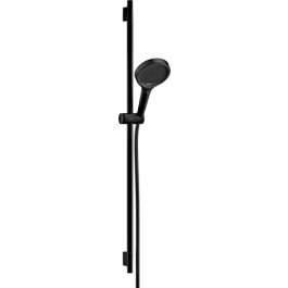 Hansgrohe Brauseset Rainfinity 130 3jet Unica S Puro 900mm Push Schieber schwarzmatt 28743670