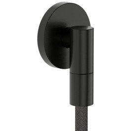 Hansgrohe Wandanschluss FixFit Fine S mit Rückflussverhinderer brushed black chrom 28882340