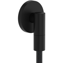 Hansgrohe Wandanschluss FixFit Fine S mit Rückflussverhinderer schwarzmatt 28882670