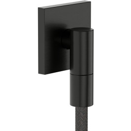 Hansgrohe Wandanschluss FixFit Fine E mit Rückflussverhinderer brushed black chrom 28883340