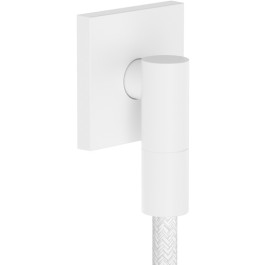 Hansgrohe Wandanschluss FixFit Fine E mit Rückflussverhinderer weiß matt 28883700