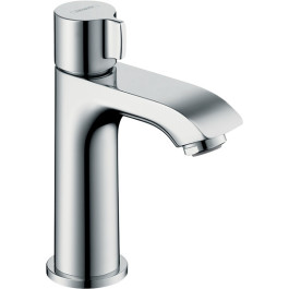Hansgrohe Metris Standventil 100 für Kaltwasser oder vorgemischtes Wasser ohne Ablaufgarnitur, Chrom 31166000