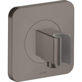 Hansgrohe Brausehalter Axor Citterio E Porter brushed black chrom für Schläuche mit konischer Mutter 36724340