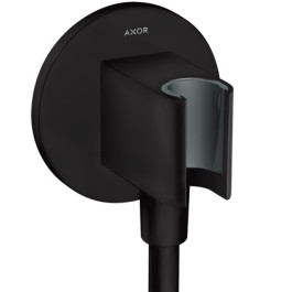 Hansgrohe Schlauchanschluss Fixfit Porter rund Axor DN15 mit Rückflussverhinderer schwarzmatt 36733670