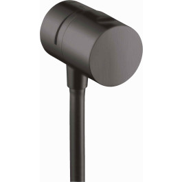 Hansgrohe Wandabsperrventil Axor Uno Fixfit Stop brushed black chrom mit Schlauchanschluß 38882340