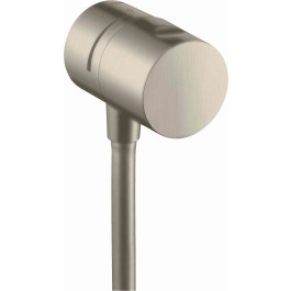 Hansgrohe Wandabsperrventil Axor Uno Fixfit Stop brushed nickel mit Schlauchanschluß 38882820