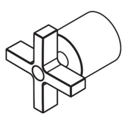 Hansgrohe Kreuzgriff Axor Citterio Thermostat Aufputz chrom 39397000