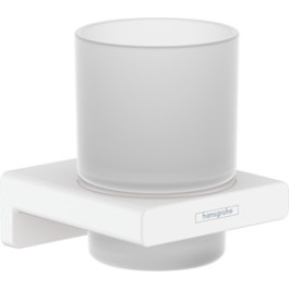 Hansgrohe Zahnputzbecher AddStoris mattweiss 41749700