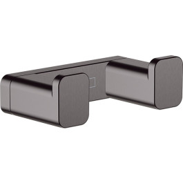 Hansgrohe Doppelhaken AddStoris brushed black chrom 41755340