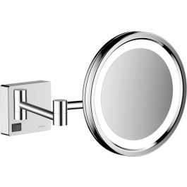 Hansgrohe Rasierspiegel AddStoris chrom mit LED Licht 41790000