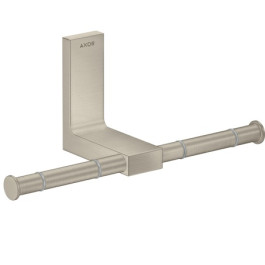 Hansgrohe Toilettenpapierhalter doppelt Axor Universal Rectangular brushed nickel 42657820