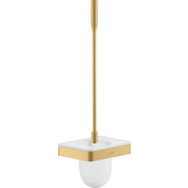 Hansgrohe WC-Bürste Axor Universal Softsquare brushed gold optik mit Wandhalter 42835250
