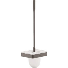 Hansgrohe WC-Bürste Axor Universal Softsquare brushed black chrom mit Wandhalter 42835340