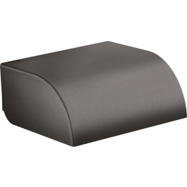 Hansgrohe Toilettenpapierhalter mit Deckel Axor Universal Circular brushed black chrom 42858340