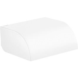Hansgrohe Toilettenpapierhalter mit Deckel Axor Universal Circular mattweiss 42858700