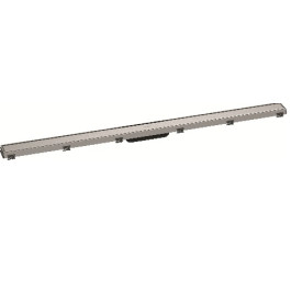 Hansgrohe RainDrain Match Duschrinne 1200mm mit höhenverstellbaren Rahmen gebürstet edelstahl 56042800