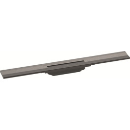 Hansgrohe RainDrain Flex Duschrinne 700mm kürzbar, Fertigset für Wandmontage brushed black chrom 56050340