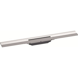 Hansgrohe RainDrain Flex Duschrinne 700mm kürzbar, Fertigset für Wandmontage gebürstet edelstahl 56050800