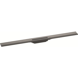 Hansgrohe RainDrain Flex Duschrinne 1000mm kürzbar, Fertigset für Wandmontage brushed black chrom 56053340