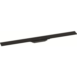 Hansgrohe RainDrain Flex Duschrinne 1000mm kürzbar, Fertigset für Wandmontage schwarzmatt 56053670