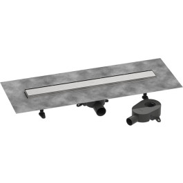 Hansgrohe Komplettset DR RainDrain Go 700 rückseitig befliesbar für Standard-/flache Installation, gebürstet edelstahl 56272800