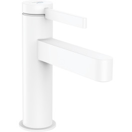 Hansgrohe Finoris Standventil 100 mit Hebelgriff für Kaltwasser oder vorgemischtes Wasser ohne Ablaufgarnitur, Mattweiß 76013700