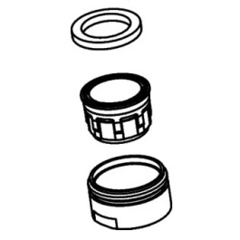 Hansgrohe Luftsprudler M24x1 (5 l/min) chrom 92509000