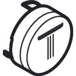 Hansgrohe Druckknopf Symbol Kopfbrause Rain klein schwarz 92572610