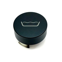 Hansgrohe Druckknopf Symbol Wanne mattschwarz 93577670