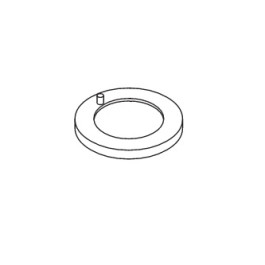 Hansgrohe Rosette für Auslauf 4-Loch, chrom 95023000