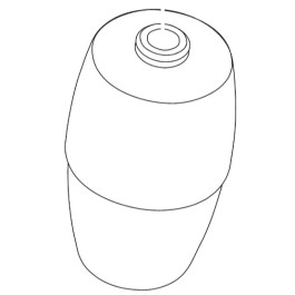 Hansgrohe Glaseinsatz Axor Azzur Lotionsspender 95074000