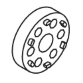 Hansgrohe Distanzscheibe U'F weiß 96185450