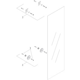 Hansgrohe Axor Befestigungssatz Spiegel 96478000
