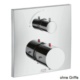 Hansgrohe Rosette Axor Starck X für Thermostat mit Absperrventil Fertigset chrom 97925000