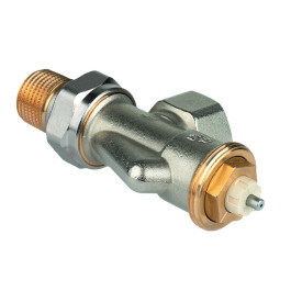 Resideo Thermostatventil SX, Axial, 3/8'' Messing vernickelt V2000ASX10