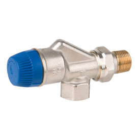 Resideo Thermostatventil Kombi-TRV, R 1/2, axial, mit integriertem Differenzdruckregler V2100API15