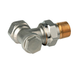 Resideo Rücklaufverschraubung Verafix, R 3/8 Eck, Regulier- und absperrbar V2400E0010
