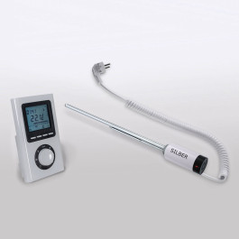 HSK Heizstab 4 mit Fernregler 800 Watt, silber 894900-88