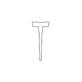 HSK Einschubdichtung Höhe 14,5mm, Länge 1.500mm E100067-145-15