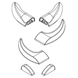 HSK Wasserleistenendkappe E100211-7
