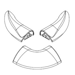 HSK Wasserleistenendkappe E100211-9