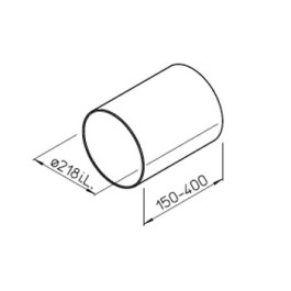 Helios Wand-Rohrhülse WER 200 # 00368 DN200