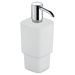Keuco Lotionspender für Flüssigseife Elegance Tischmodell, Opalglas, mattiert, lose 11654009001