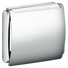 Keuco Toilettenpapierhalter Plan mit Deckel, silber-eloxiert 14960170000