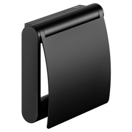 Keuco Toilettenpapapierhalter Plan mit Deckel, schwarz 14960370000