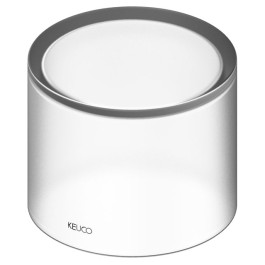 Keuco Stülpglas Echtkristall-Glas mattiert weiß 19952000013