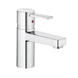 Kludi O-Cean Waschtisch-Einhandmischer 160mm, ohne Ablaufgarnitur,DN10. schwarz/chrom 382510575