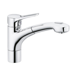 Kludi MX Spültisch-Einhandmischer 225mm chrom, herausziehbare Geschirrbrause 399410562